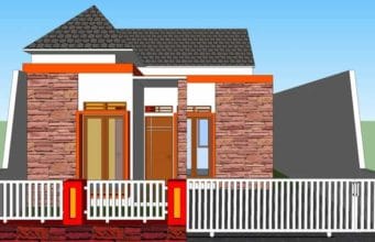 rumah type 36 ekspos batu alam skp