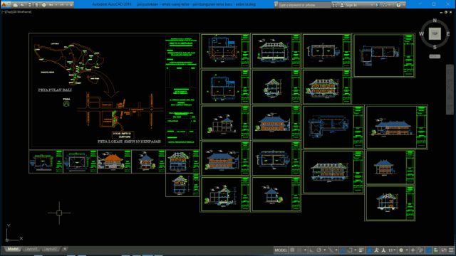 perpustakaan, rehab ruang kelas dan pembangunan kelas baru