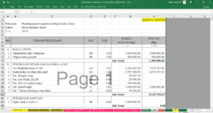 rab bangunan kantor desa