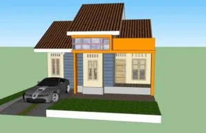 Download Rumah Minimalis Type 70 Format SKP SketchUp rumah minimalis type 70 skp