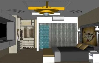 desain kamar tidur skp