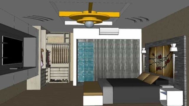 desain kamar tidur skp