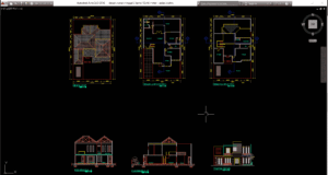 desain rumah tinggal 2 lantai 12x16 meter