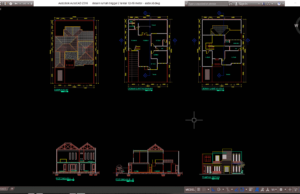 desain rumah tinggal 2 lantai 12x16 meter