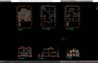 desain rumah tinggal 2 lantai 12x16 meter