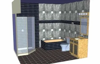 Download Desain Kamar Mandi Format SKP SketchUp kamar mandi skp