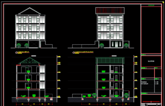 kantor minimalis 4 lantai