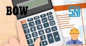 perbedaan analisa bow sni dan kontraktor