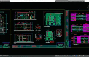 Download Gambar Perpustakaan plus Cafe Format DWG AutoCAD perpustakaan plus cafe