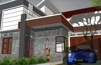 Download Rumah Minimalis Type 120 Format SKP SketchUp rumah minimalis type 120 skp