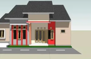 Download Rumah Minimalis Type 90 Format SKP SketchUp rumah minimalis type 90 skp