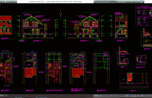 rumah tinggal sederhana 2 lantai 6x7 meter