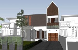 Download Rumah Type 150 Format SKP SketchUp rumah type 150 skp