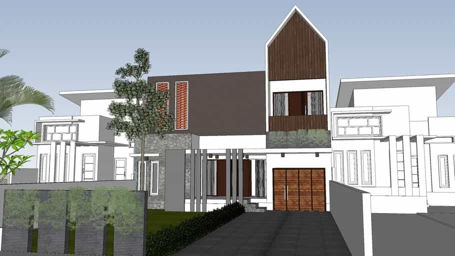 Download Rumah  Type  150  Format SKP SketchUp Asdar Id