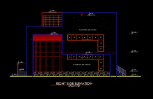 Download Desain Gedung Cafe Format DWG AutoCAD gedung cafe