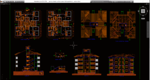 unit bangunan blok apartemen