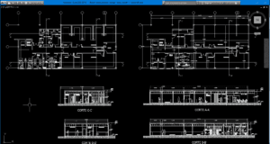 desain perpustakaan dengan gaya modern