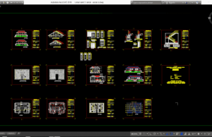Download Desain Rumah Sakit 2 Lantai Format DWG AutoCAD rumah sakit 3 lantai