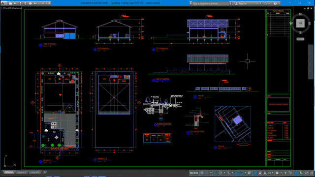 gudang 2 lantai luas 1277 m2 gudang 2 lantai luas 1277 m2