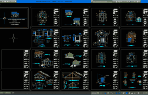 Download Gambar Rumah 7,5m x 11m Format DWG AutoCAD rumah 7,5m x 11m