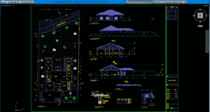 desain rumah tinggal 1 lantai