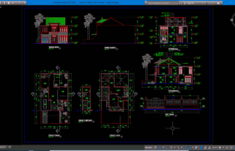 rumah 2 lantai 10x14 meter