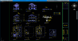 rumah tinggal 2 lantai type 70