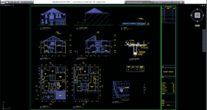 rumah tinggal 2 lantai type 188