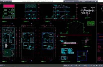 rumah tinggal 3 lantai type 156