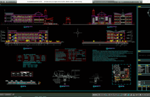 Download Gambar Desain SMA AL-AZHAR Jakarta Barat DWG AutoCAD sma al azhar jakarta barat