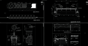 jembatan rangka baja 7x45 meter