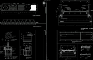 jembatan rangka baja 7x45 meter