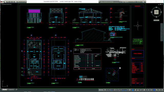 rumah 2 lantai type 144