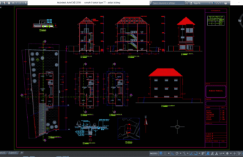 rumah 3 lantai type 77