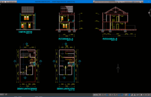 rumah tinggal 6mx13m