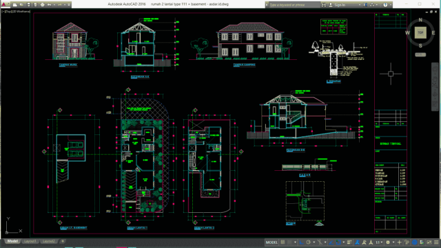rumah 2 lantai type 111 + basement rumah 2 lantai type 111 + basement