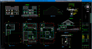 rumah 2 lantai type 228 + basement