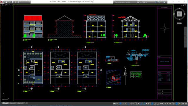 rumah 3 lantai type 120 rumah 3 lantai type 120