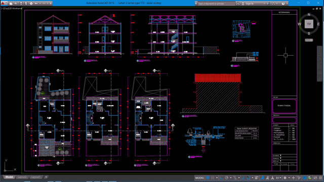 rumah 3 lantai type 170 rumah 3 lantai type 170