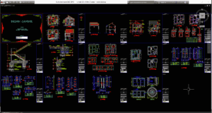 rumah 8.5 x 9.4m 2 lantai