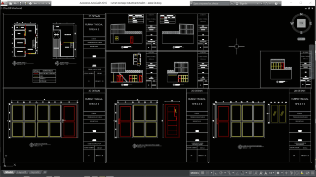 rumah konsep industrial 6mx9m rumah konsep industrial 6mx9m