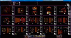 rumah tinggal 2 lantai permanen