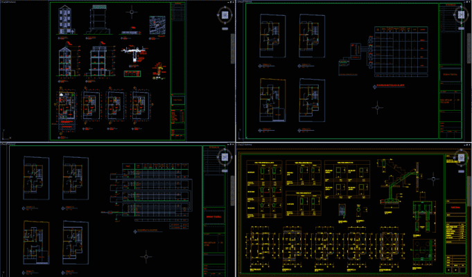 rumah tinggal 4 lantai type 66