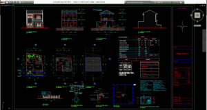 desain rumah tinggal 2 lantai