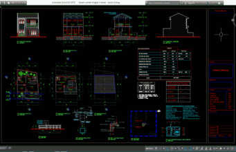 desain rumah tinggal 2 lantai