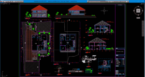kantor & hunian 2 lantai