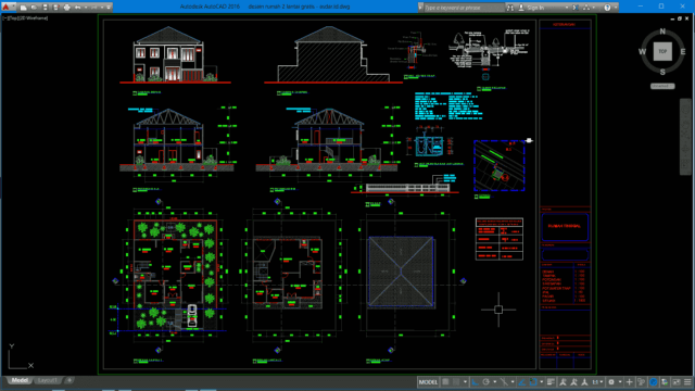 rumah 2 lantai gratis