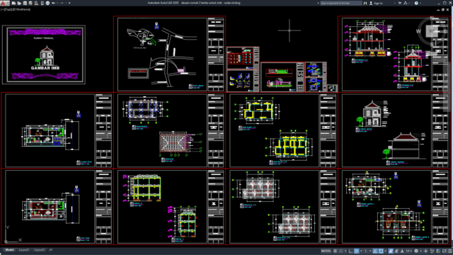 desain rumah 2 lantai untuk imb