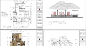 denah tampak potongan