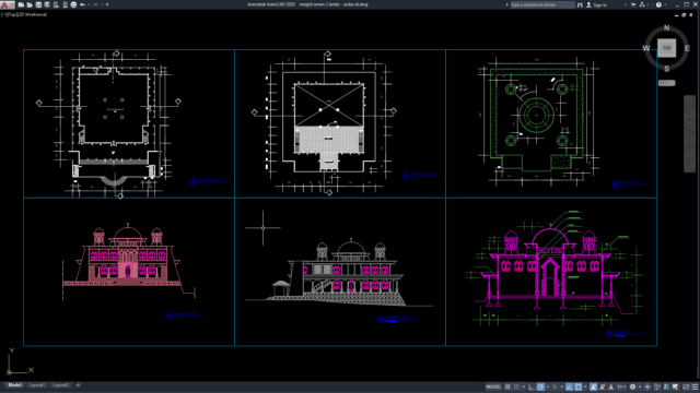 masjid senen 2 lantai